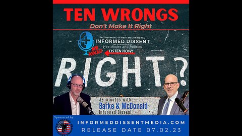 Informed Dissent-Barke and McDonald-Ten Wrongs Don't Make It Right
