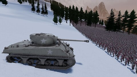 1 Full Auto Sherman Versus 100K Red Coats || Ultimate Epic Battle Simulator 2