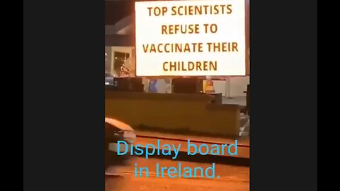 Ireland Billboard~ We need hundreds of these here in the U.S.!!