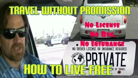 Driving Without License, Registration, Insurance as California State National Citizen