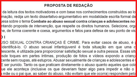 📝 REDAÇÃO NA PRÁTICA - ENCCEJA 2020 - [Ensino Médio]