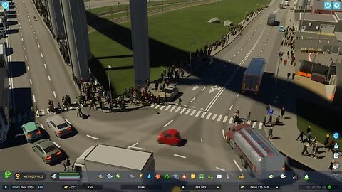 Cities Skylines II - I created pedestrian mess