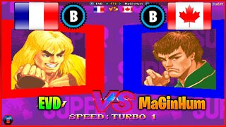 Super Street Fighter II X (EVD Vs. MaGinHum) [France Vs. Canada]