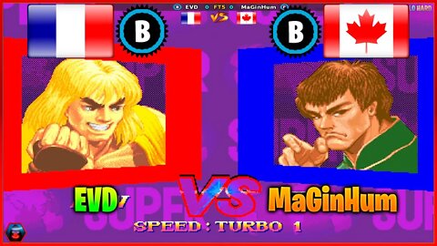Super Street Fighter II X (EVD Vs. MaGinHum) [France Vs. Canada]