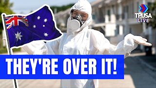 FUNNY: AUSSIE COVID TESTERS DISPOSE THEIR HAZMAT SUITS IN THEIR CARS!
