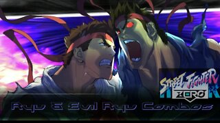 Hyper Street Fighter Zero - Ryu & Evil Ryu Combos