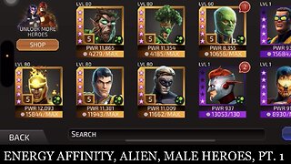 DC Legends Character Reviews: Energy Aligned, Alien, Male Heroes, Part 1: Rebirthed Characters Only