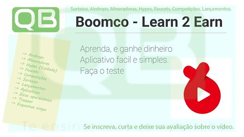 #App - #Learn2earn - Boomco - Aprenda Koreano e ganhe token $LER