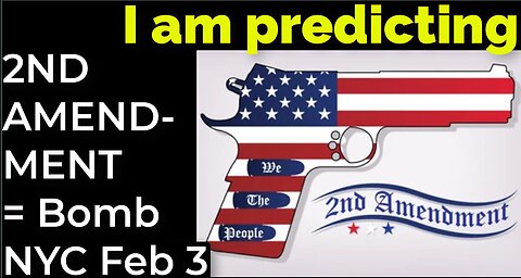 I am predicting Dirty bomb in NYC on Feb 3 = 2ND AMENDMENT PROPHECY