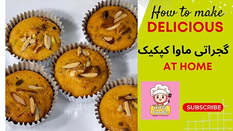 "Mawa Delight: Gujarati Cupcakes Infused with Richness”