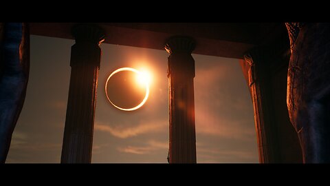 Eclipse On A Cloudy Day