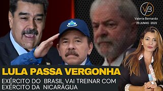 LULA PASSA VERGONHA EM ENTREVISTA - EXÉRCITO BRASIL TREINA COM EXÉRCITO NICARÁGUA