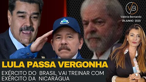 LULA PASSA VERGONHA EM ENTREVISTA - EXÉRCITO BRASIL TREINA COM EXÉRCITO NICARÁGUA