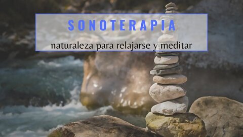 SONOTHERAPY: Forest and River Sounds to Meditate and Relax