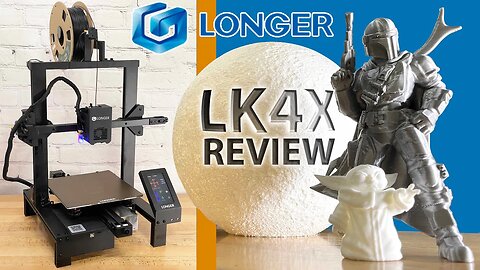 LONGER LK4 X 3D Printer Review | Auto Leveling | Dual Direct Drive Extrusion | Flexible Bed