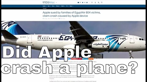 Can we blame Apple for crashing an airplane?