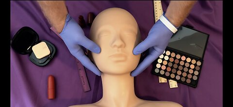 ASMR Mannequin Spa Treatment and Makeup
