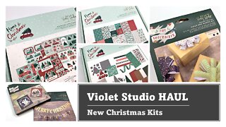 UNBOXING Violet Studio Christmas kits
