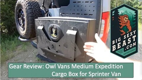 Review of the Owl Vans Medium Expedition Cargo Box for Mercedes Sprinter Vans