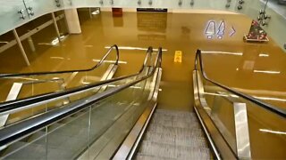 Sanctuary Shopping Centre in Somerset West flooded after heavy rains