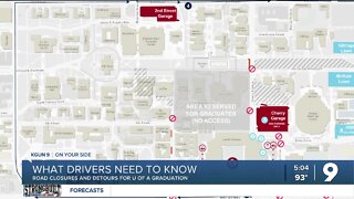 What drivers need to know for UArizona Commencement