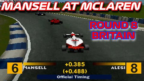 Mansell at McLaren | Round 8: British Grand Prix | Formula 1 (PS1)