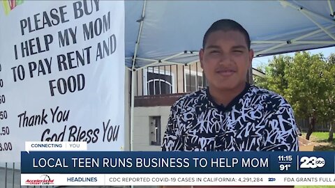 Kern's Kindness: Bakersfield teen runs business to help mom