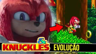 A evolução do Knuckles nos jogos Sonic #shorts