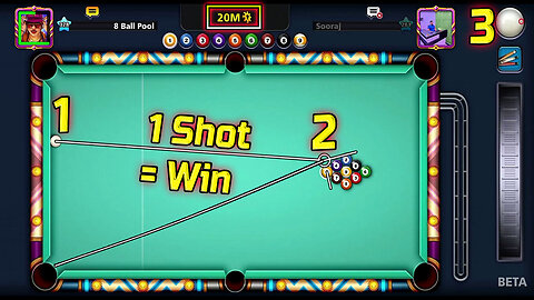 8 ball pool | 8 ball pool 9 ball 1 shot win | 9 ball pool trick shots | 8 ball pool new trick