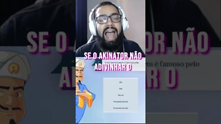 Se o Akinator não adivinhar o Rei do Kuduro eu to te devendo 100 reais #shorts