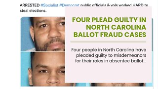 Four plead guilty in North Carolina ballot fraud cases