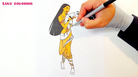 Pocahontas | Disney princess #art #craft #draw.