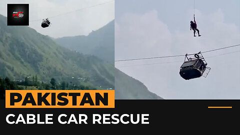 Pakistan cable car rescue under way for eighty four people trapped - BBC News