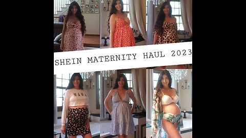 SHEIN Maternity Summer 2023 Haul