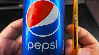 How to Open a Soda Can with a Pen