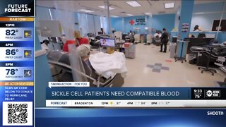 Sickle cell patients need compatible blood