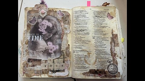 Let's Bible Journal Psalm 38/39- Part 1 (from Lovely Lavender Wishes)
