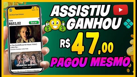 [Receba R$47 via PIX🤑] Novo APP para GANHAR DINHEIRO via PIX Assistindo Videos do YouTube ✅