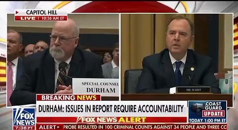 BREAKING: John Durham calls out Adam Schiff to his face regarding the Trump-Russia collusion hoax.