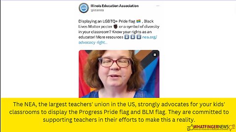 The NEA, the largest teachers' union in the US, strongly advocates for your kids' classrooms