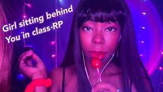 ASMR| Lollipop girl behind you plays with your hair 🍭Y2K