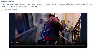 VIDEO RE-EMERGE OF TRUMP SUPPORTERS POINTING OUT AND RECOGNIZING AGITATORS INSIDE THE CAPITOL GTFO