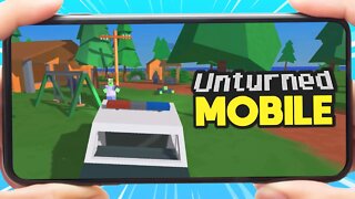 NOVO UNTURNED MOBILE ESTA INCRIVEL! JOGO DE SOBREVIVÊNCIA PARA ANDROID