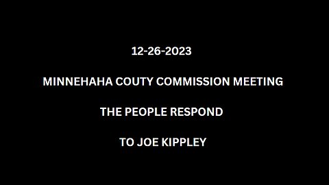 12-26-2023 - The People Respond To Joe Kippley