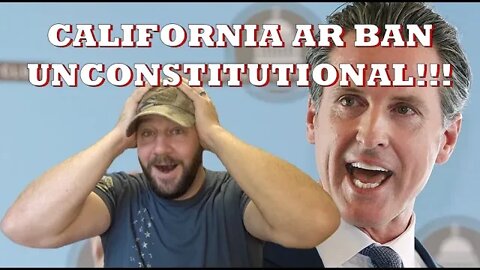 California “Assault Weapons Ban” overturned!!! This has MASSIVE implications!