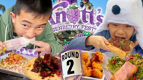 Knott's Boysenberry Festival 2023 Eating More Food! | Tasting Card Items Reviewed!