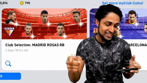 Club Selection: MADRID ROSAS RB PACK OPENING | PES 2021 MOBILE