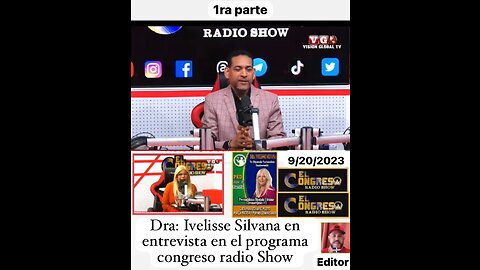 Doctora Ivelisse Silvana en congreso radio show