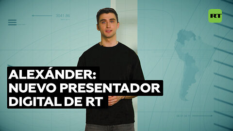 El nuevo presentador digital de RT, Alexánder, se suma a la popular Anastasía