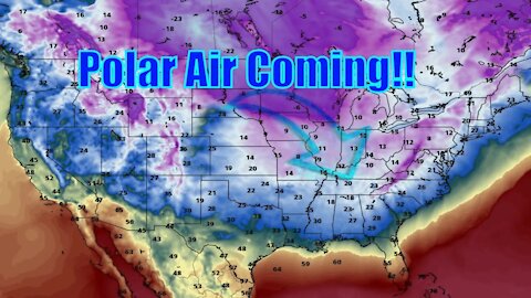 Cold Polar Air Coming November 20-25th - The WeatherMan Plus Weather Channel